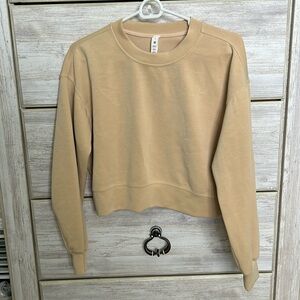 lululemon perfect oversized cropped crew *softstreme